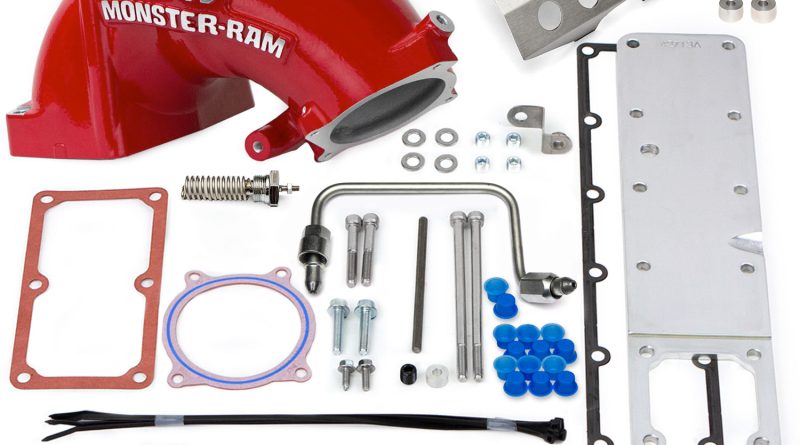 Parts used in Banks Monster-Ram kit for 2007-2018 RAM 2500/3500 6.7L Cummins