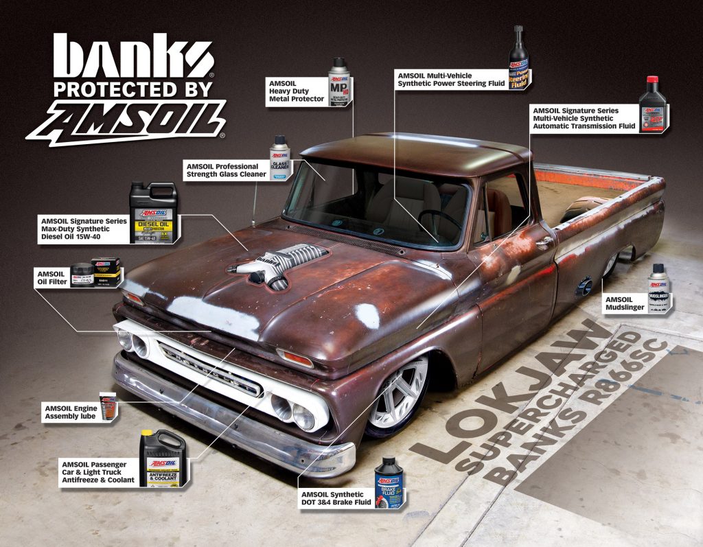 Banks LokJaw uses AMSOIL products to protect both the internal and external components.