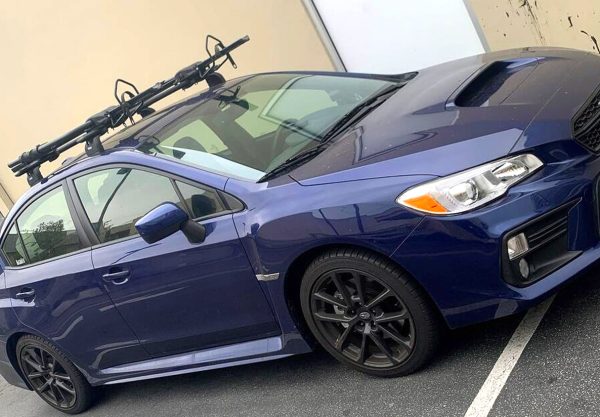 The exterior of the 2021 Subaru WRX