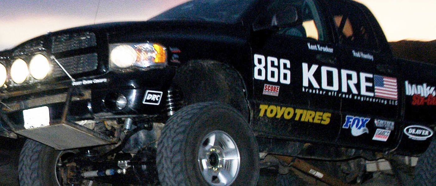 Kroeker-Banks RAM Cummins at the 2004 Baja Race