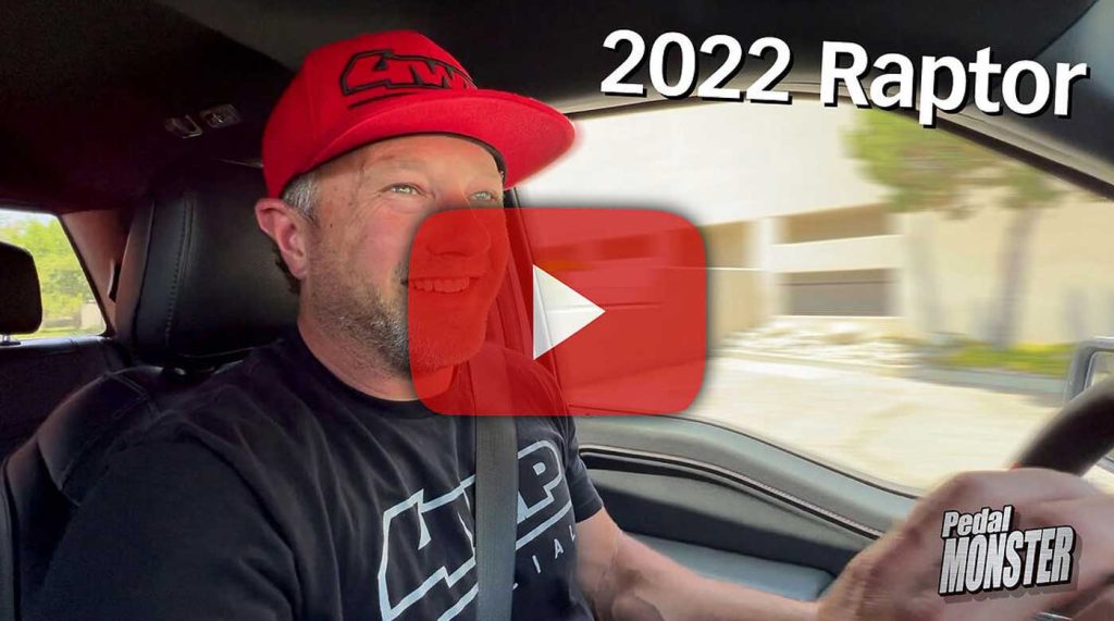 Ultra 4 champ, Jason Scherer Tests a PedalMonster in his '22 Raptor