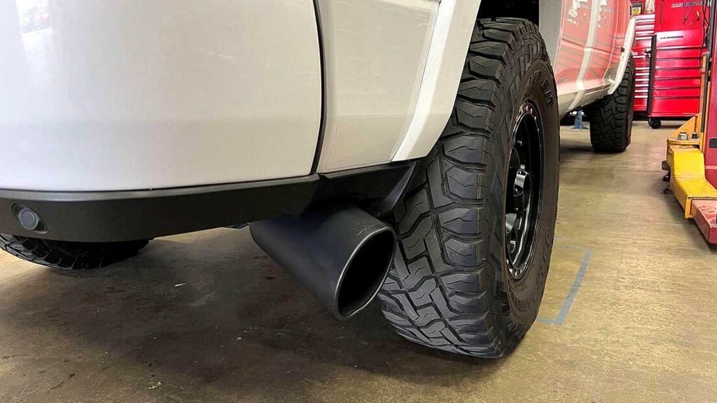 The new Monster Exhaust has a patented SideKick tip.