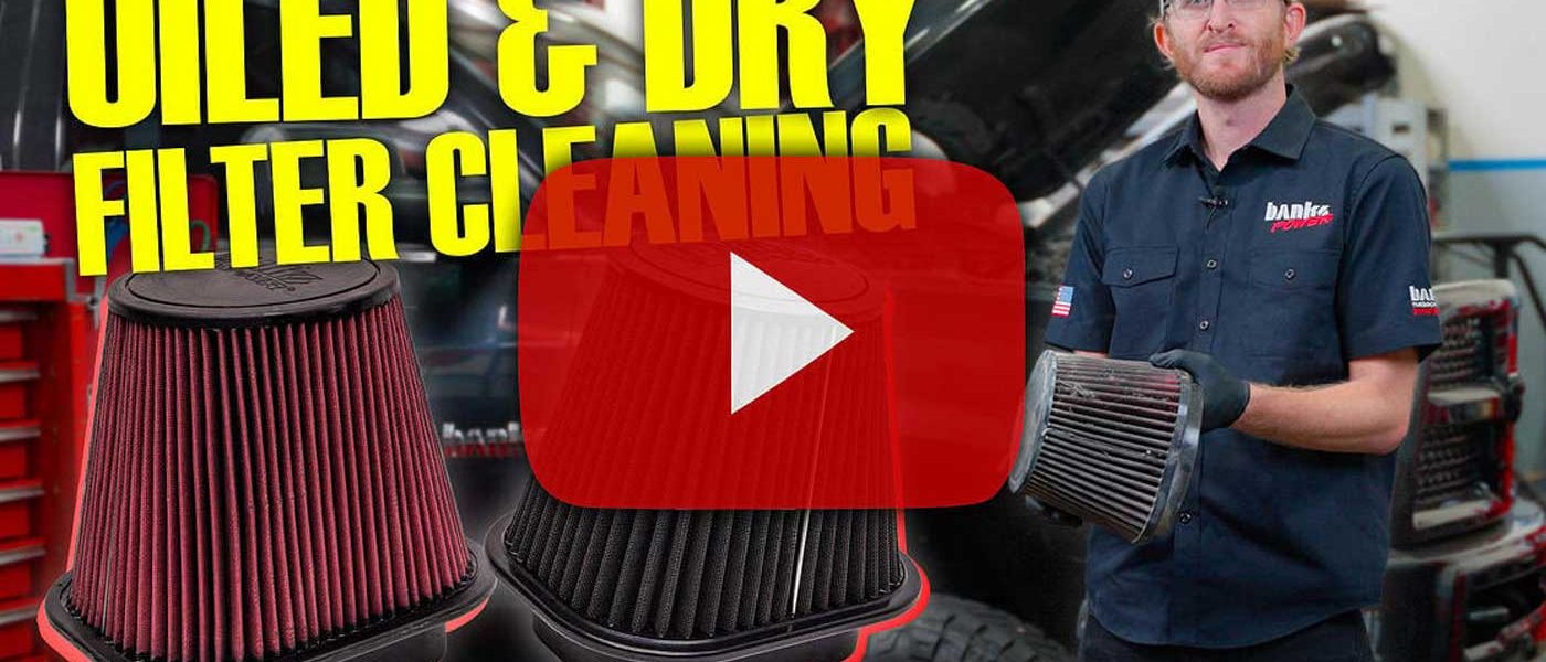 Re-oiling and cleaning your air filter