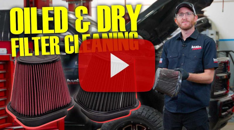 Re-oiling and cleaning your air filter