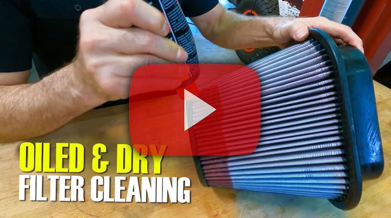 How to clean and re-oil your air filter