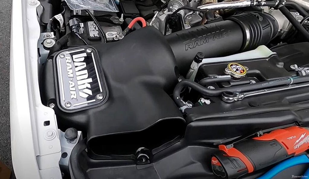 The Banks Ram-Air intake system gives the Ford more growl