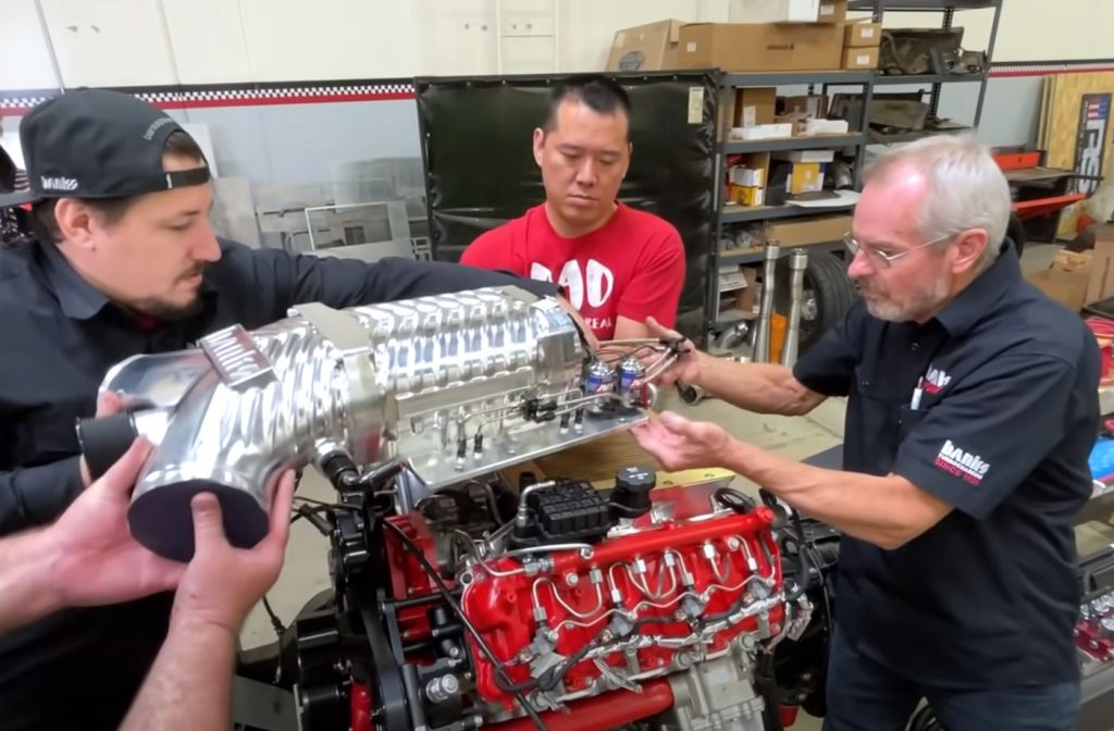 The team is all hands on deck during the SEMA crunch