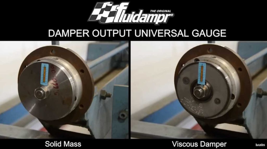 Comparing a solid mass to the Vibratech TVD Viscous Damper