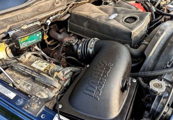 The Banks Ram-Air Intake installed on the 2006 Dodge RAM