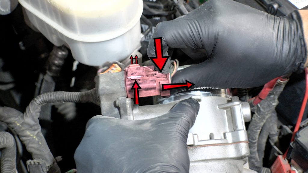 Remove throttle control plug