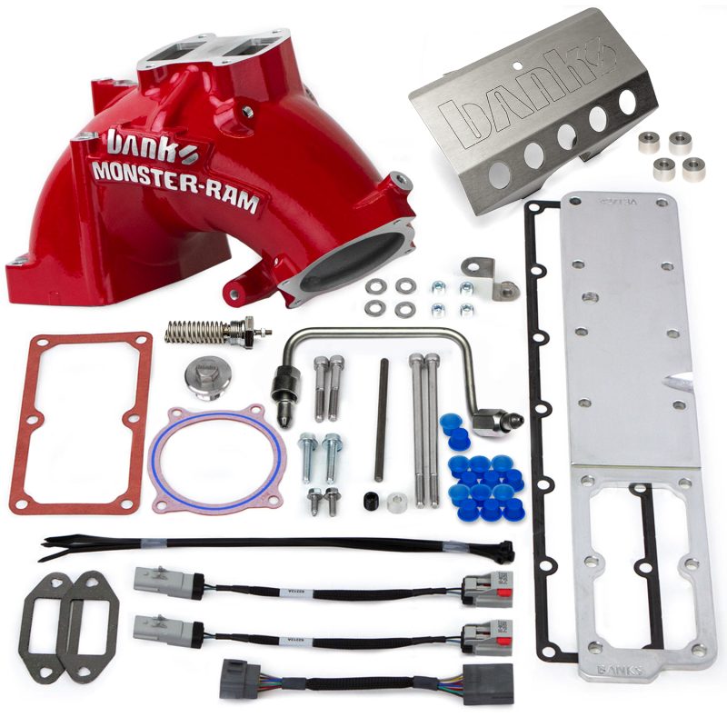 Parts used in Banks Monster-Ram kit for 2007-2018 RAM 2500/3500 6.7L Cummins