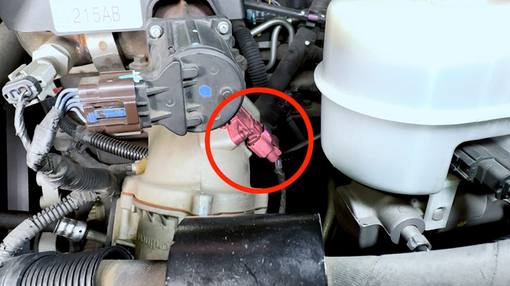 Locate MAP sensor