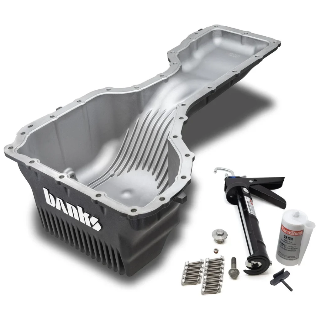 Banks CoolRunner Oil Pan on Duramax Silverado