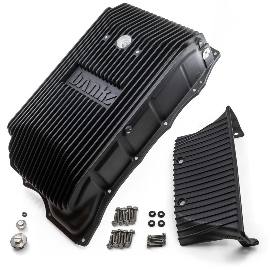 Full photo of the Banks Ram-Air Transmission Pan for Allison 10L 1000 Transmissions.