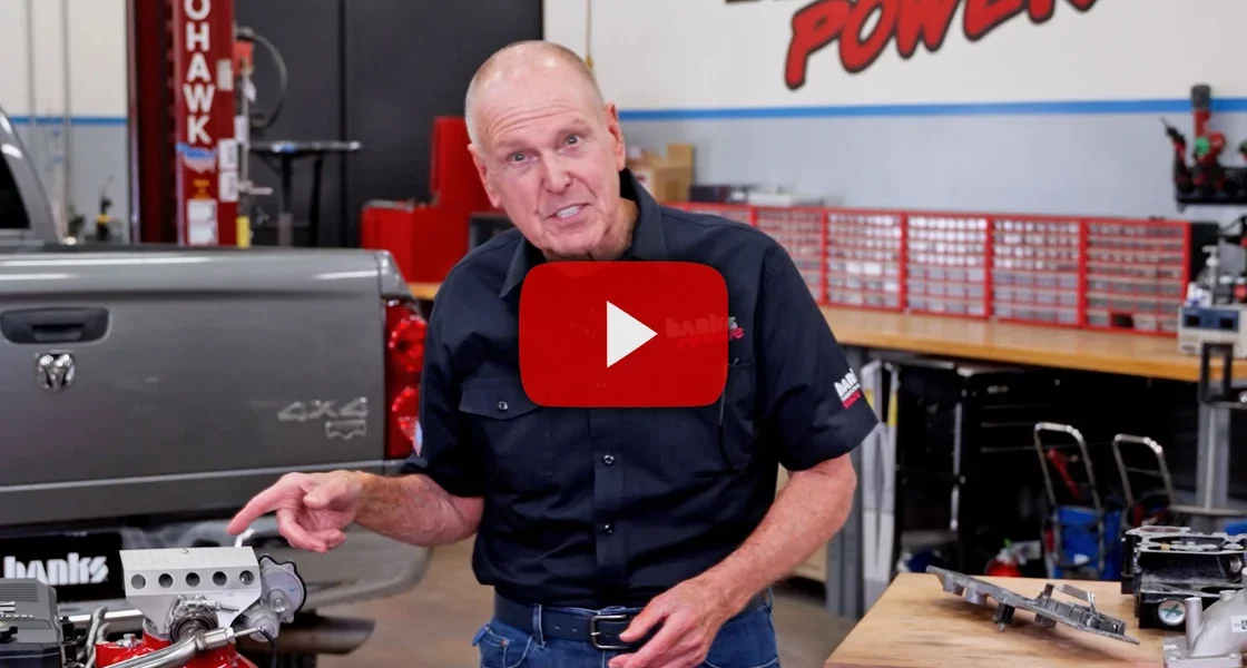Intake elbow flow test on 6.7L Cummins head