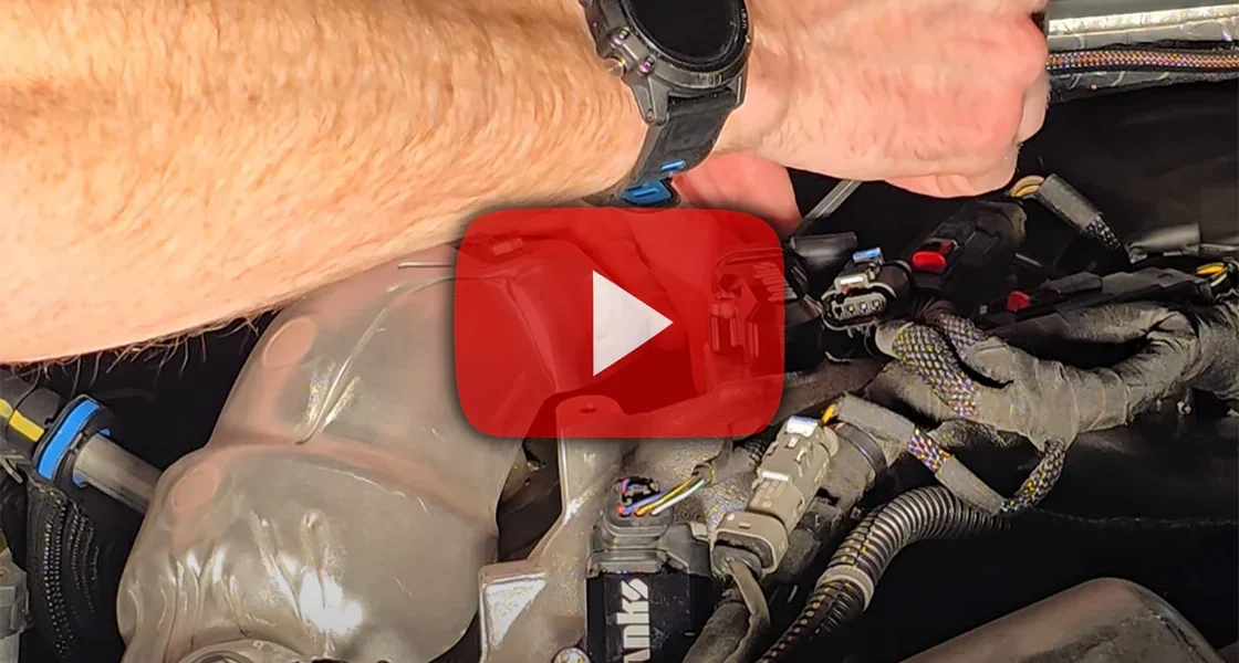 Installing MAP Sensor Relocation Kit on 2024 Duramax