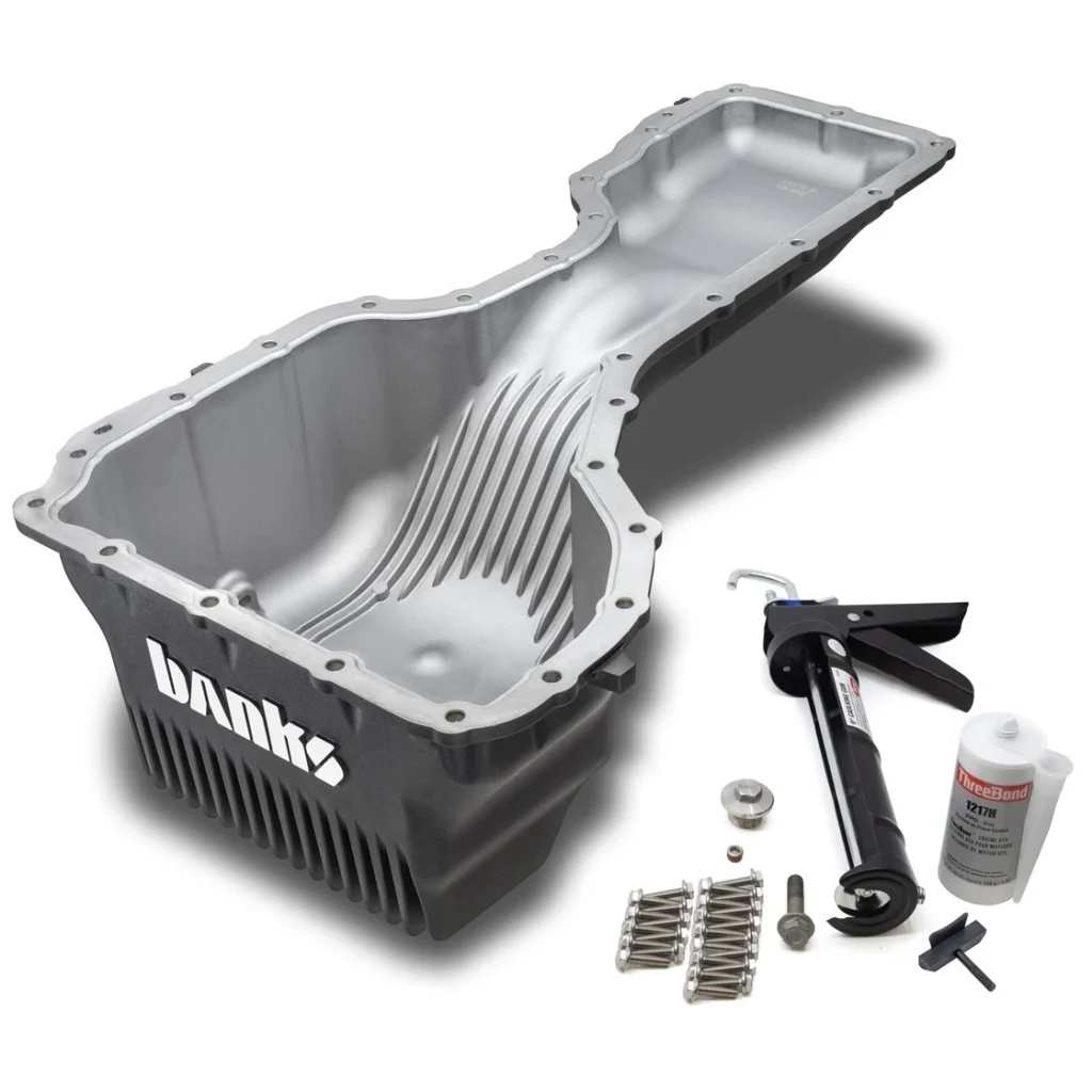 Banks CoolRunner Oil Pan upgrade with hardware kit