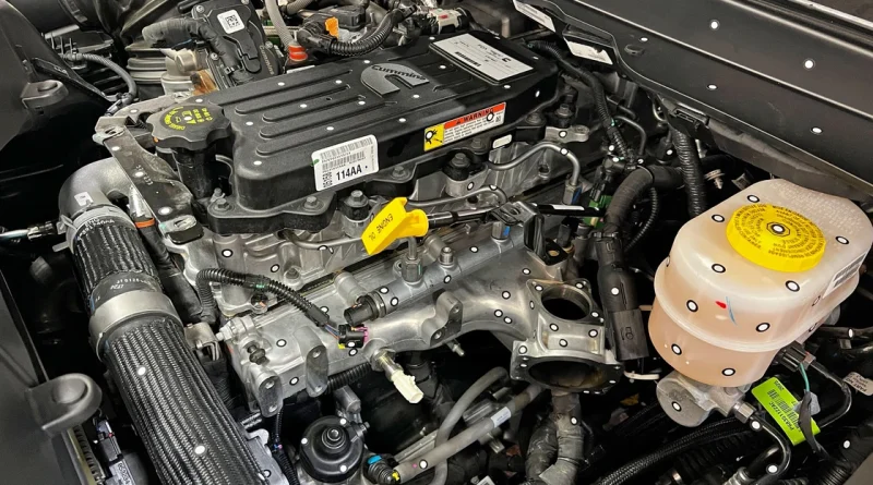 Banks engineers scanning 2025 RAM engine bay intake