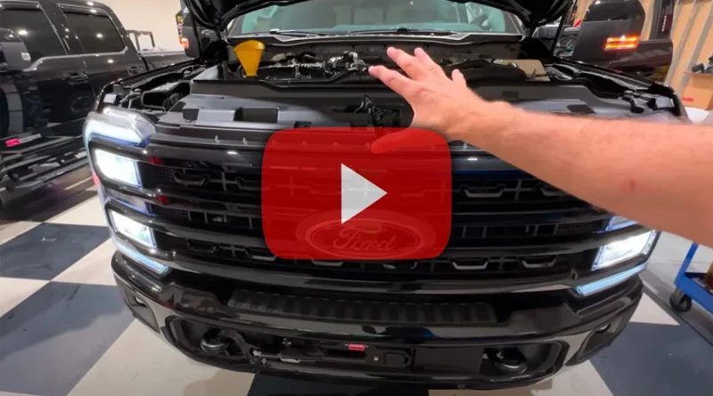 iDash Pro installed in Ford Super Duty dashboard