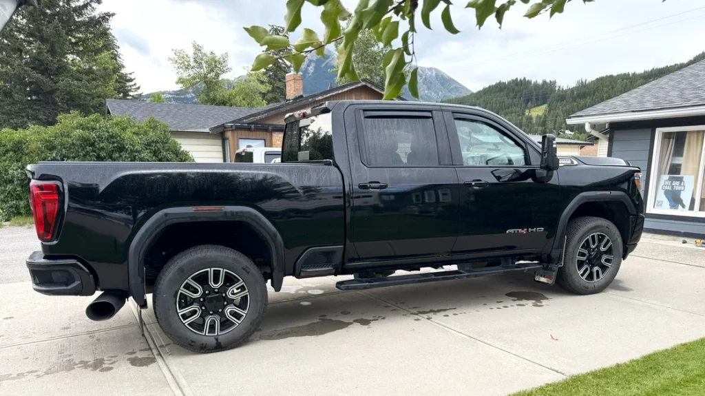 Banks Duramax upgrades on 2024 GMC truck in driveway