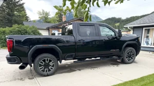 Banks Duramax upgrades on 2024 GMC truck in driveway