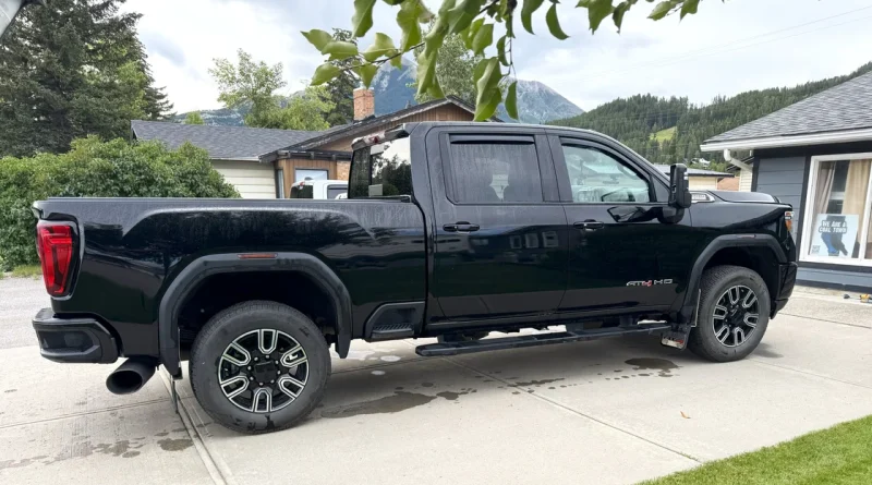 Banks Duramax upgrades on 2024 GMC truck in driveway