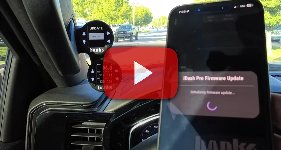 Updated iDash Pro display with engine monitoring