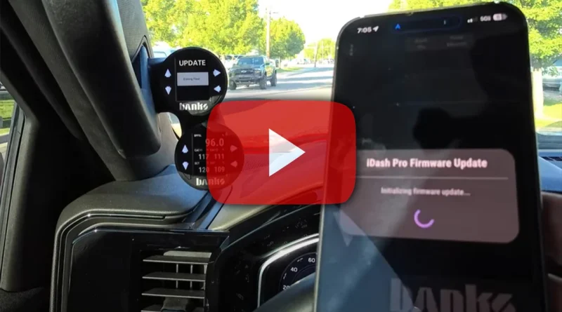 Updated iDash Pro display with engine monitoring