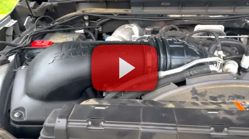 Banks Ram-Air Intake installed on GMC Duramax engine
