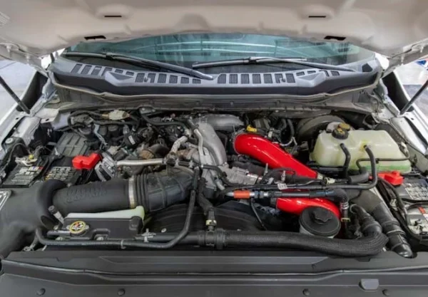Banks Boost Tube Upgrade installed on Ford Power Stroke 6.7L