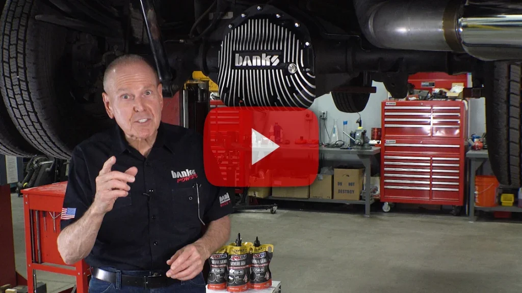 Gale Banks showing Ram-Air Differential Cover sight glass
