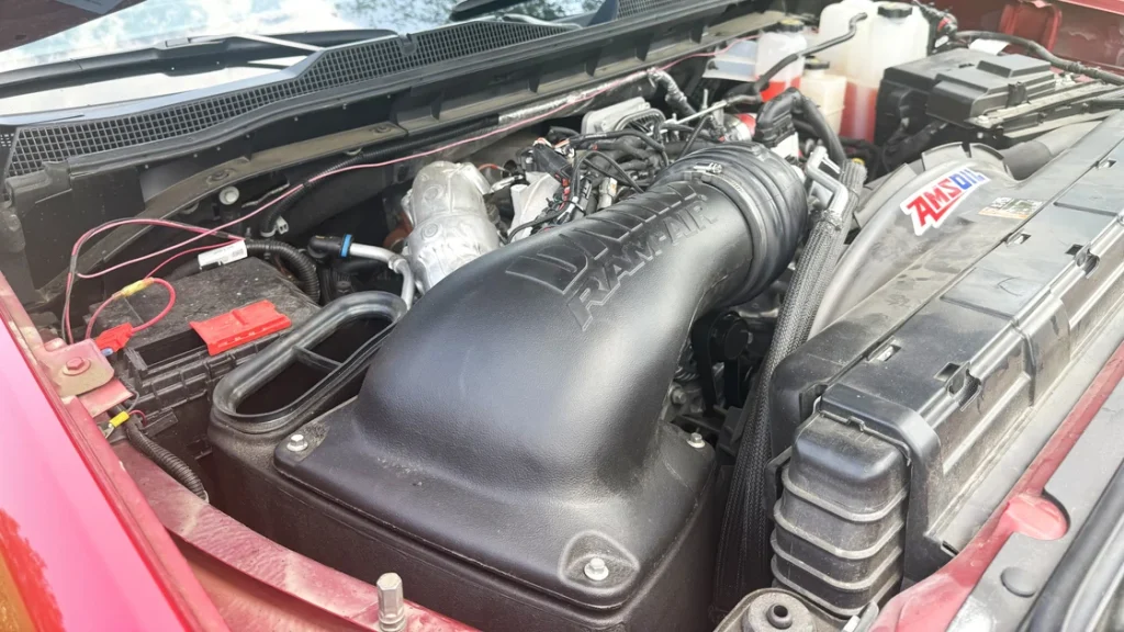 Banks Monster-Ram installed on Silverado 2500 Duramax
