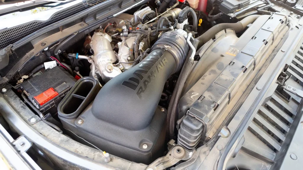 Mike Krueger installing Ram‑Air intake on 2024 GMC Denali