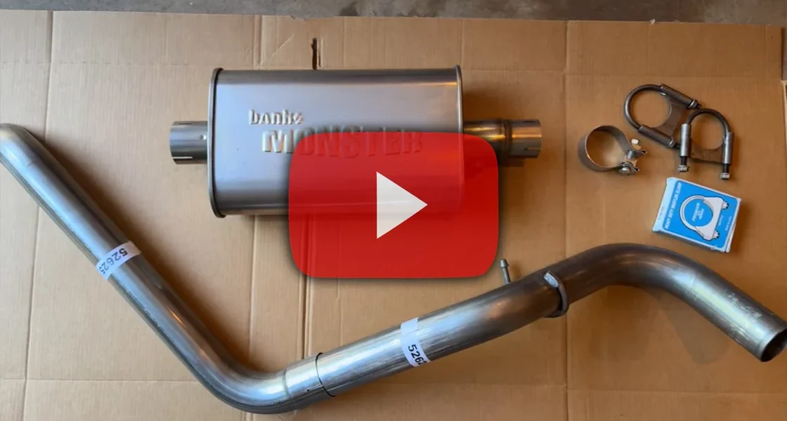 Banks Monster Exhaust kit for Jeep Cherokee XJ