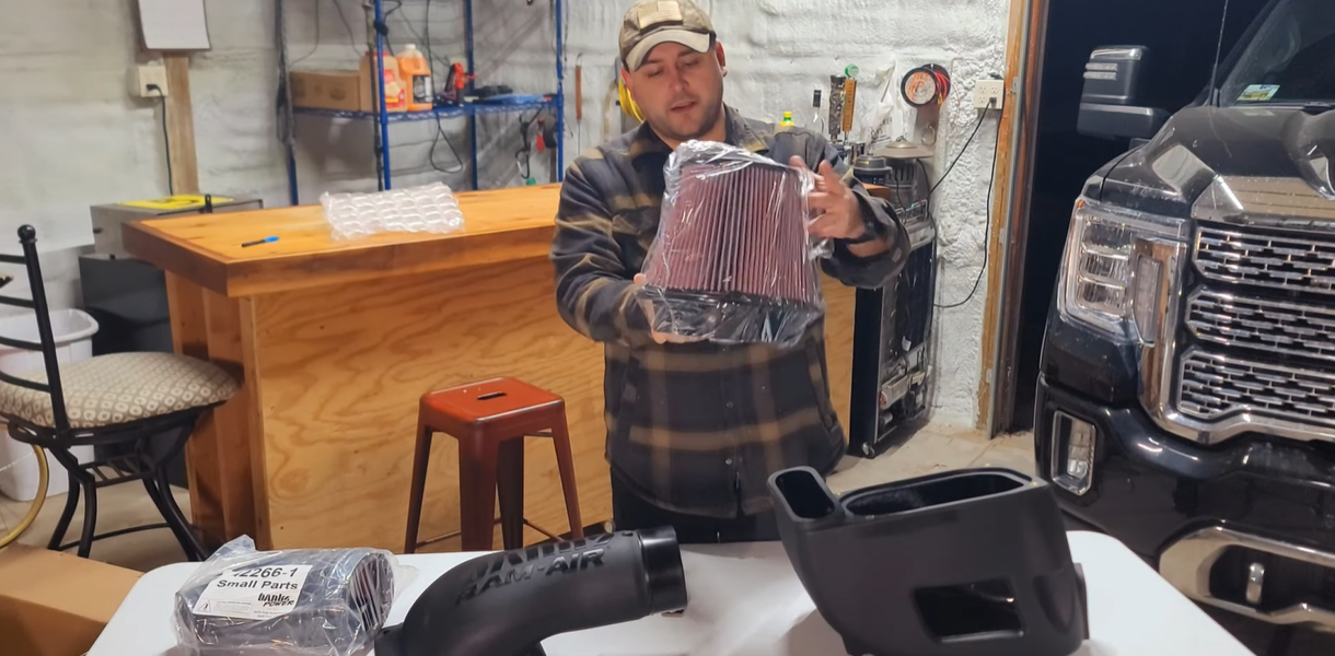 Banks Ram-Air Intake installed on L5P Duramax