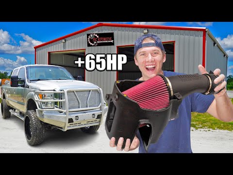 Power Stroke Central testing Ram-Air Intake performance