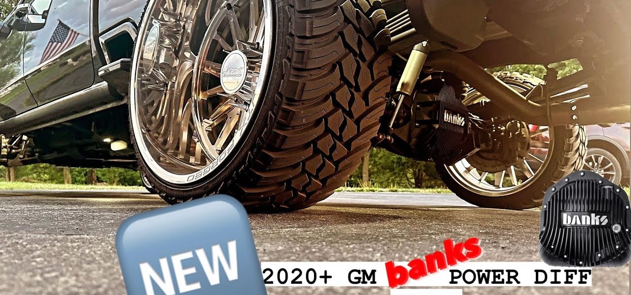 Banks Ram-Air Diff Cover installed on rear differential