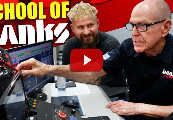 Gale Banks explaining diesel cold starts to Canadian mechanic
